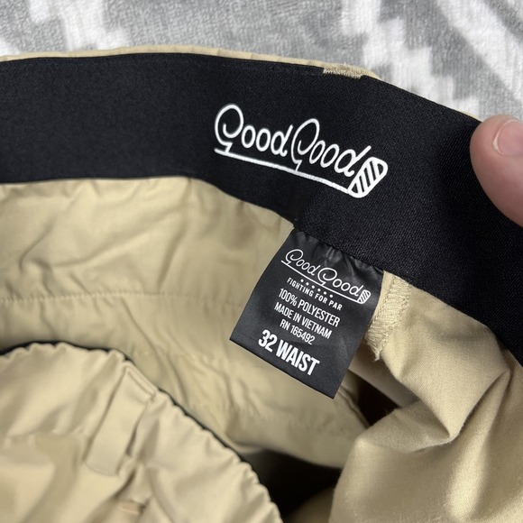 Good Good Golf Pants Mens 32x30" Beige Jogger Performance Sport Stretch - Picture 4 of 12